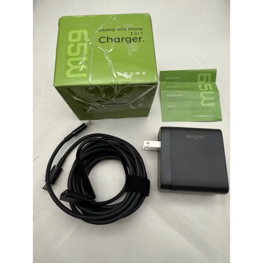 2 in 1 65W Laptop & phone Charger, For Microsoft Windows Surface Charger *READ..